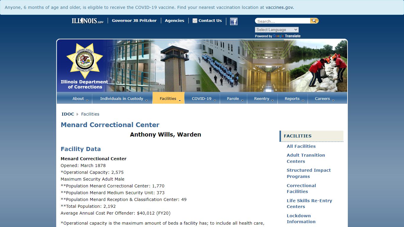Menard Correctional Center - Illinois